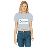 Jaf Sale Classic Women's Cropped Raw Edge T-Shirt