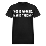 God is talking - black