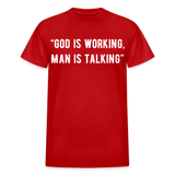 God is talking - red