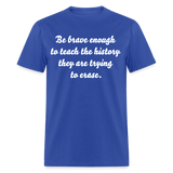 Knowledge is power - royal blue