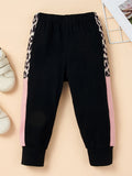 Girls' Leopard Top and Pants Set