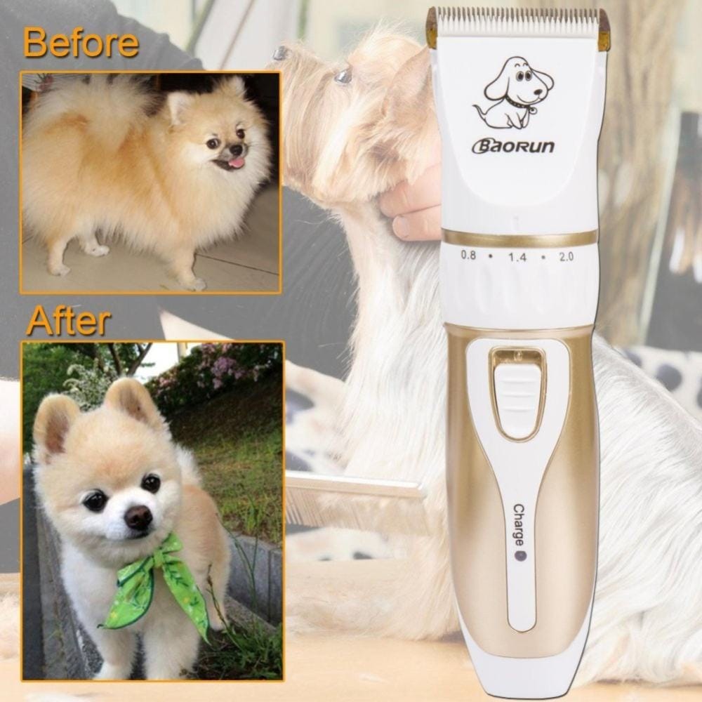 Professional Rechargeable Cat Dog Animal Hair Trimmer Electric Pet Hair Fur Remover Cutter Shaver Grooming Clipper Haircut