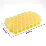 Cavity Ice Cube Tray Honeycomb Ice Cube Mold Food Grade Flexible Silicone Ice Molds for Whiskey Cocktail