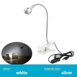 Eyes Protection LED Desk Light Clamp Lamp Flexible LED Book Reading Desk Lamp USB Clip On Desk Light Bedroom Night Lighting