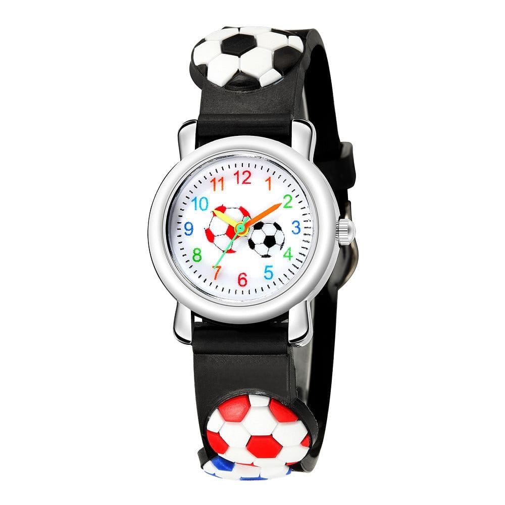 Wholesale Cartoon Watch 3D Embossed Football Pattern Children's Watch Nihaojewelry NHSY389917