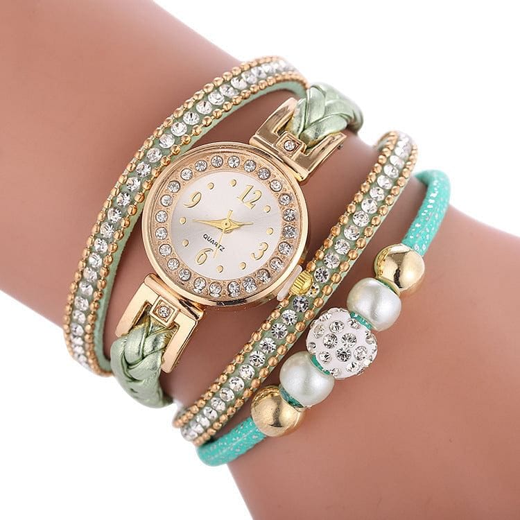 wholesale diamond multi-layer bracelet watch Nihaojewelry NHSY389871