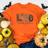 fashion letter pumpkin printHalloween T-shirt wholesale Nihaojewelry  NHZN410297