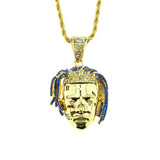 European and American hip-hop singer avatar pendant necklace stainless steel jewelry wholesale