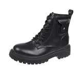 Korean breathable single boots British thick heel Martin boots short boots