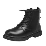 Korean flat-bottomed short boots thick-bottomed thin single boots