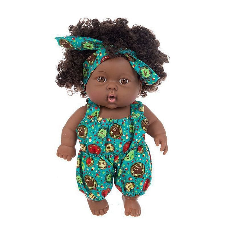 8 inch African black baby cute doll simulation doll 8 inch vinyl rebirth doll toy NHDBX536259