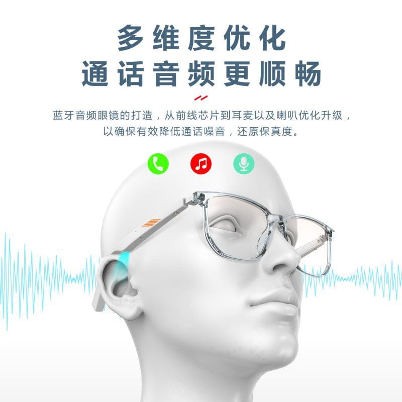 Wireless smart Bluetooth glasses anti-blue light game mirror call listening to songs stereo headset