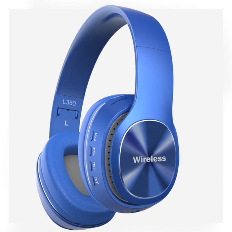 Radio plug-in stereo foldable headset with Bluetooth
