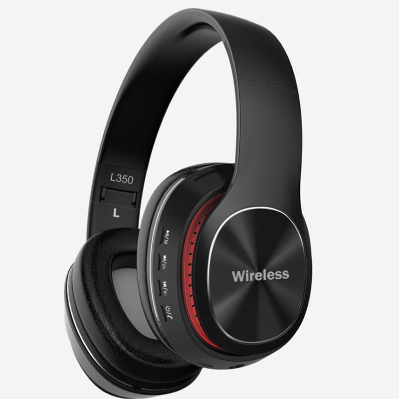 Radio plug-in stereo foldable headset with Bluetooth