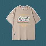 Tide brand fried street joint couple T-shirt short-sleeved European station new arrival 2020 summer men's tide 80s KITH