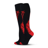 Factory direct length tube stress socks professional marathon running socks Amazon protection calf high elastic compression socks