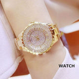 Women Watches 2019 Luxury Brand Diamond Quartz Ladies Rose Gold Watch Stainless Steel Clock Dress Watch women relogio feminino