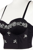 Rhinestone Applique Bustier