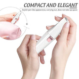 2 IN 1 Lady Epilators Electric Eyebrow Trimmer USB Rechargeable Hair Removal Shaver with Light Lipstick