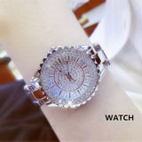 Women Watches 2019 Luxury Brand Diamond Quartz Ladies Rose Gold Watch Stainless Steel Clock Dress Watch women relogio feminino