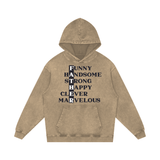 Father Unisex Oversized Snow Wash Hoodie