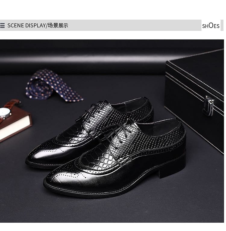 2021 new spring men flats lace up male business oxfords men leather shoes