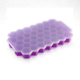 Cavity Ice Cube Tray Honeycomb Ice Cube Mold Food Grade Flexible Silicone Ice Molds for Whiskey Cocktail