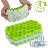 Cavity Ice Cube Tray Honeycomb Ice Cube Mold Food Grade Flexible Silicone Ice Molds for Whiskey Cocktail