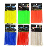 12Pcs Bicycle Light Wheel Rim Spoke Clip Tube Safety Warning Light Cycling Strip Reflective Reflector Bike Bicycle Accessories
