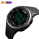 SKMEI 1219 Men Digital Watch LED Display Waterproof Male Wristwatches Chronograph Calendar Alarm Sport Watches Relogio Masculino