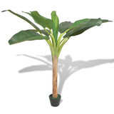 Artificial Banana Tree Plant with Pot Green Lifelike Indoor Multi Sizes