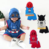 Fashion Newborn Baby Boy Cartoon Shape Clothes Set Blouse+Pant Infant Clothing Summer Sport Kids Boy Cloth Children Kid Suit