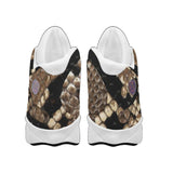 Men's Curved Basketball Shoes With Thick Soles