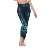 All-Over Print Women's High Waist Leggings | Side Stitch Closure