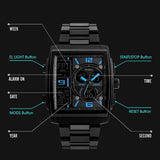 SKMEI 1274 Japan Quartz Digital movement Dual Dispaly Men's Clock Military 3 Time Countdown Male Sport Watches Relogio Masculino