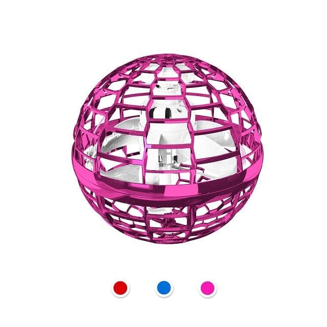 [ORIGINAL] Flynova Pro Flying Ball Spinner Toy Hand Controlled Drone Helicopter 360° Rotating Mini UFO With Light Kids Gifts