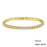 2021 New Fashion Luxury 925 Sterling Silver Tennis women's Bracelets Bangle For Women Christmas Gift Jewelry