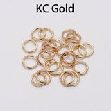 200pcs/lot 4 5 6 8 10 mm Jump Rings  Split Rings Connectors For Diy Jewelry Finding Making Accessories Wholesale Supplies