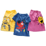 Children's Short Sleeve T-shirt Cotton Cartoon Printing T-shirts Boy Kid Boys And Girls Tops Shirts Children's T-shirt Summer