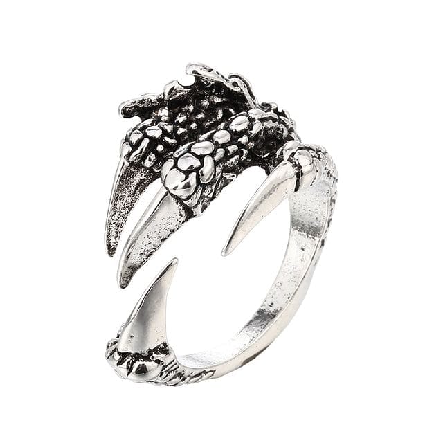 Snake Rings Black Silver Color Metal Punk Open Adjustable Design Animal Exaggerated Finger Ring for Women Men Party Jewelry Gift