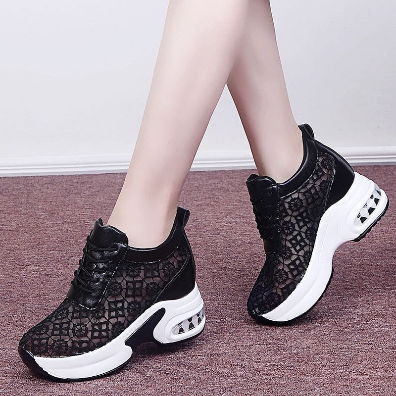 Sports Style Casual Single Shoes Women's Hollow Breathable System