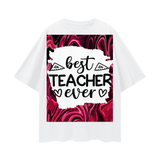 Best Teacher Ever Unisex 100% Cotton Basic Tee