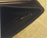 Casual Men's Wallets Leather Solid Luxury Wallet