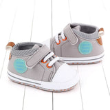 babyshoes canvas baby shoes casual baby shoes Velcro soft bottom toddler shoes 2493