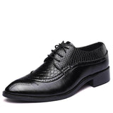 2021 new spring men flats lace up male business oxfords men leather shoes