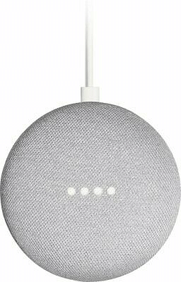 Google Home Mini Smart Speaker with Google Assistant Charcoal Chalk Coral Aqua Grey