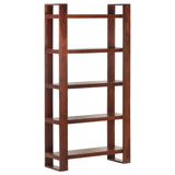 Book Cabinet Honey Brown 33.1"x11.8"x35.4" Solid Acacia Wood - Jafsale.com