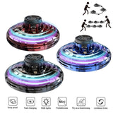 Fidget Finger Spinner Mini Flying Gyro Outdoor Gaming Fly UFO Drone Kids Toy Fidget Roller With Intelligent induction system