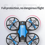 V8 New Mini Drone 4K 1080P HD Camera WiFi Fpv Air Pressure Height Maintain  Foldable Quadcopter RC Dron Toy Gift