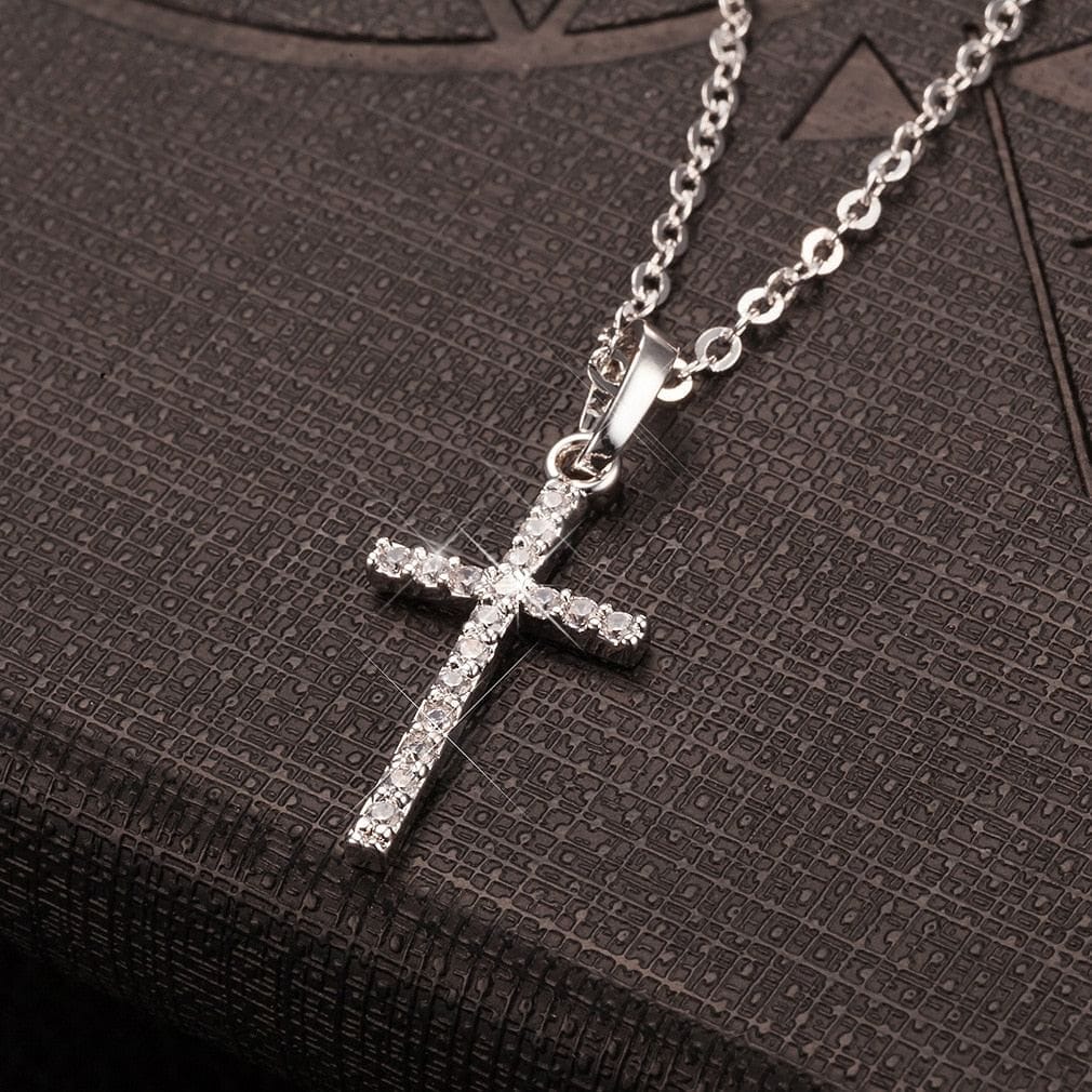 Jesus Cross Pendant Necklace Jewelry For Men/Women